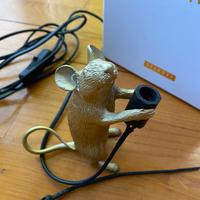 Mouse lamp step gold seletti topo lampada