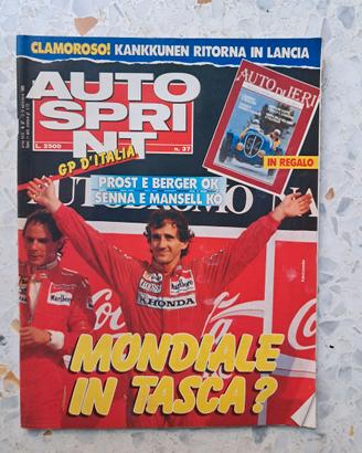 Autosprint 1989 Prost Vince Gp Monza - Ferrari 348