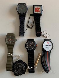 Lotto 5 orologi al quarzo donna Breil ecc NUOVI