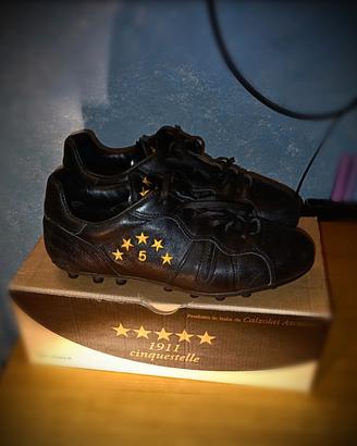 Scarpe da calcio vera pelle. 5 stelle, calzolai 