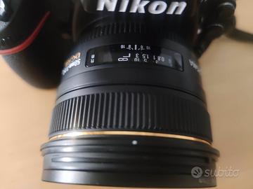 sigma 50mm ex 1.4 hsm nikon  full set