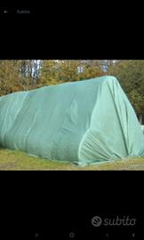 telo verde traspirante copertura fieno nuovo 