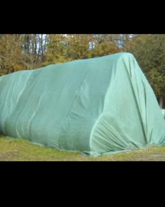 telo verde traspirante copertura fieno nuovo 