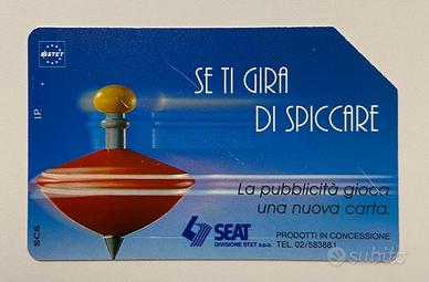 Scheda telefonica "Se ti gira di spiccare"