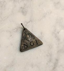 medaglietta commemorativa fascio littorio , 