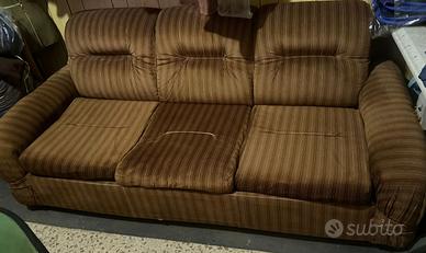 Divano letto in velluto