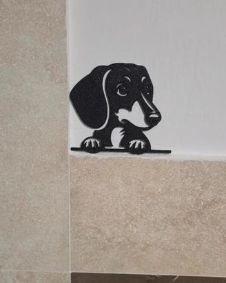 Bassotto Wall art stampato in 3D 