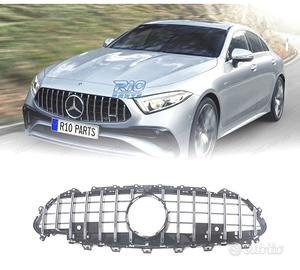 GRIGLIA PER MERCEDES W257 18-24 LOOK GTR NERO CROM