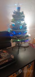 albero natale a fibre ottiche 