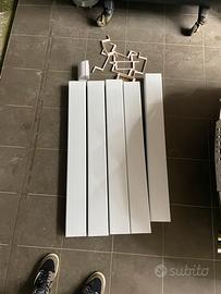 Tubi di areazione con staffe e curva ad L