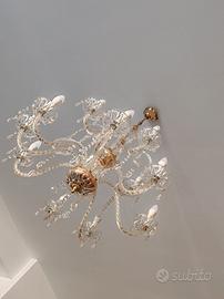 lampadario di cristallo al piombo originale