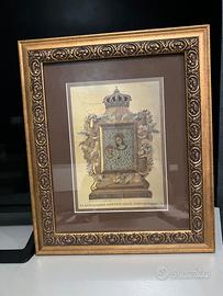 Quadro Madonna dello Scoglio - Su Tessuto