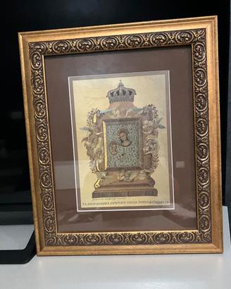 Quadro Madonna dello Scoglio - Su Tessuto