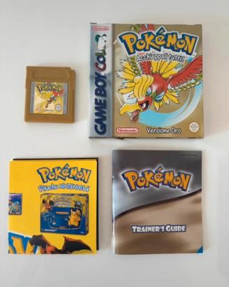 Pokémon Oro - Game Boy Color - Originale Ita - CIB