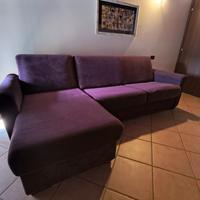 Divano letto con penisola