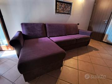 Divano letto con penisola