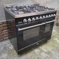 Cucina GAS ILVE Inox 6 Fuochi 2 Forni 90cm MAXI