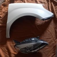 Parafango e faro dx fiat doblo 2017