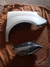 Parafango e faro dx fiat doblo 2017