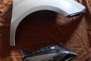 Parafango e faro dx fiat doblo 2017