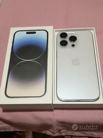 iPhone 14 pro  silver 256 + scatola e scontrino