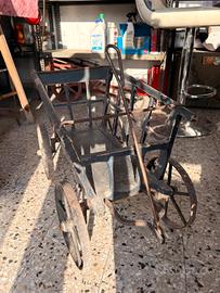 carrettino fatto a mano d'epoca 