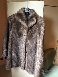 Pelliccia donna code di visone