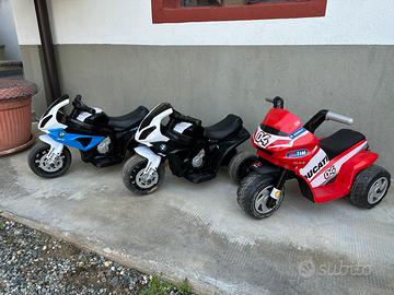 Lotto moto elettriche per bambini BMW e DUCATI