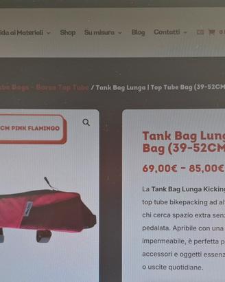 TOP TUBE BAG LONG (BORSA TUBO ORIZZONTALE LUNGA)