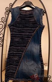 vestito attillato desigual taglia S