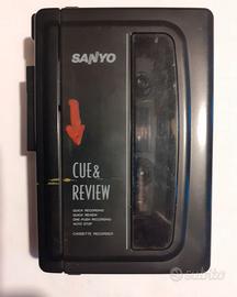 Sanyo Registratore Musicassette MOD 1018 Vintage