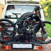 Portabici x gancio traino nuovo ribaltabile top