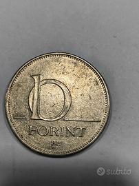 Moneta rara da 10 Forint Ungheria 