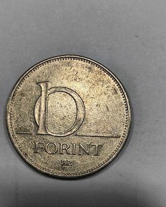 Moneta rara da 10 Forint Ungheria 