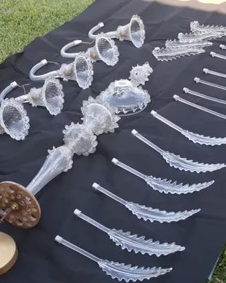 Lampadario in vetro di Murano - inizio '900