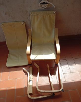 Struttura sdraiette Poeng IKEA da bambino/a