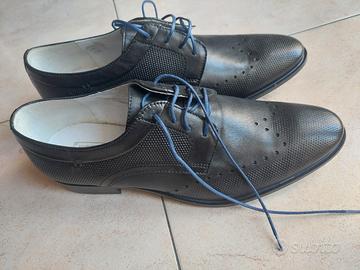 scarpe pelle nera uomo 40