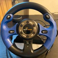 Volante POWER GAMES Mega Race per PS 2 e PC