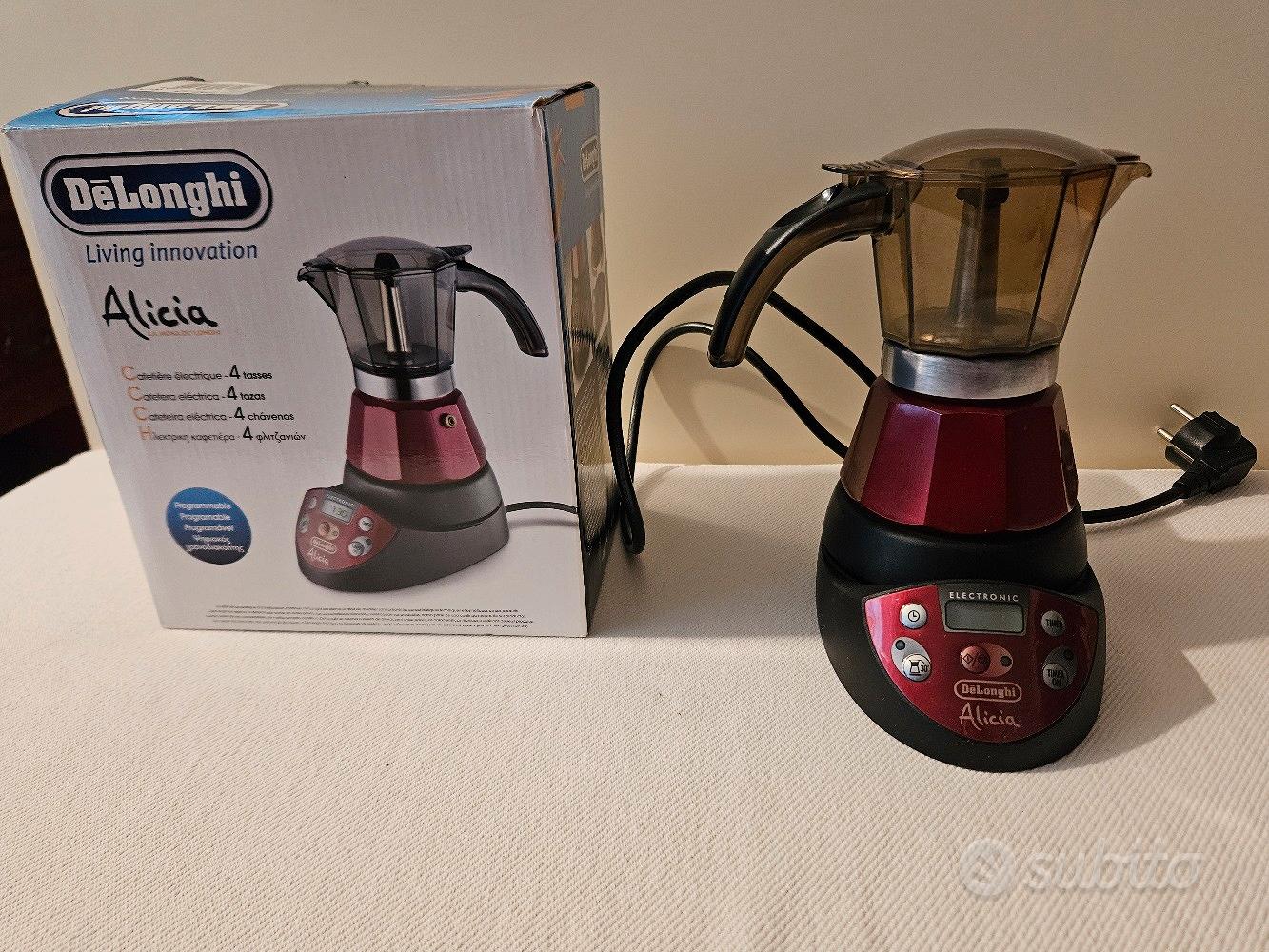 CAFFETTIERA ELETTRICA MOKA DE LONGHI ALICIA 2Tazze Emke42-R