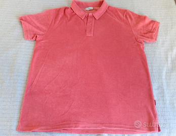 Polo in Spugna Bluemint " Yam Rosa Corallo " Tg L