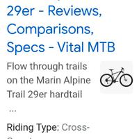 Bici mtb 29 trail er