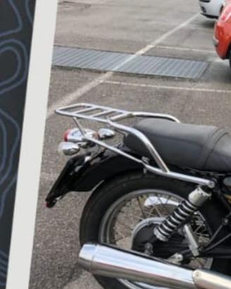 Porta Pacchi Cromato Moto Guzzi V7  Originale