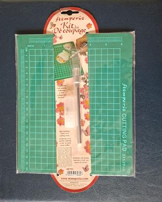 Stamperia Kit Découpage Cutting Pad e Cutter