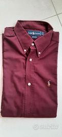 camicia Ralph Lauren Yarmouth bordeaux