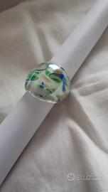 Anello in vetro artistico multicolor – Ø 20 mm