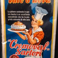 Bustina Cremoval G. Sartori d' Epoca