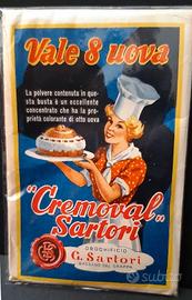 Bustina Cremoval G. Sartori d' Epoca
