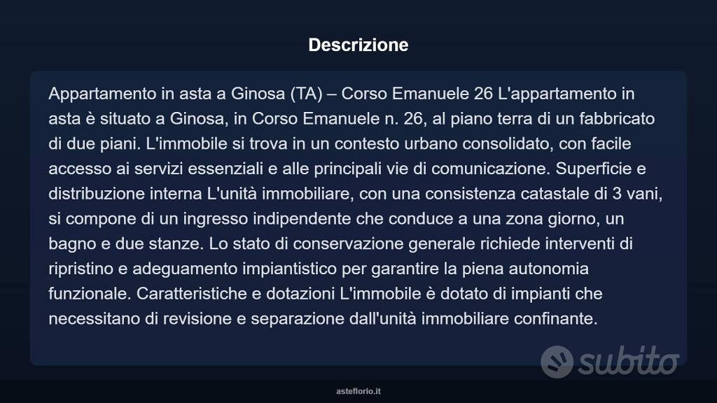 Appartamento – Ginosa, Taranto - Vista 3