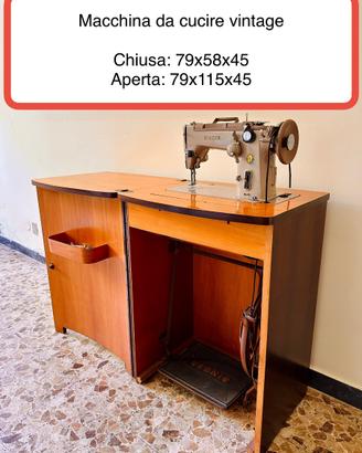Macchina Cucire Vintage Singer