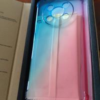 cover +2 pellicole Honor Magic 4 lite Blue pink